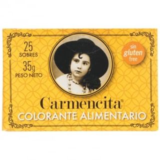 Colorante Alimentario Carmencita Sin Gluten 35 G.
