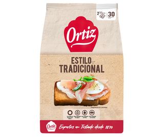 Pan Tost. Extracrujiente Ortiz 36 Reb.320 G