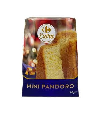 Carrefour Extra Mini Pandoro Yeast dough 80 g