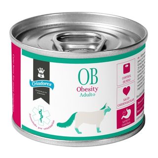 Criadores Dietetic Adulto Obesity Lata Para Gatos 0.2Kg