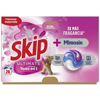 Detergente En Cápsulas Mimosín Skip Ultimate, Bolsa 26 Dosis (26399923)