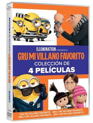 Dvd-Pack Gru Mi Villano Favorito(4) (8414533142861)