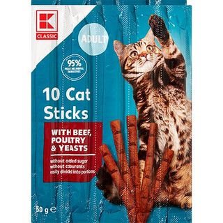 K-Classic Przysmak dla kota Sticks wołowina,drób 10x5 g