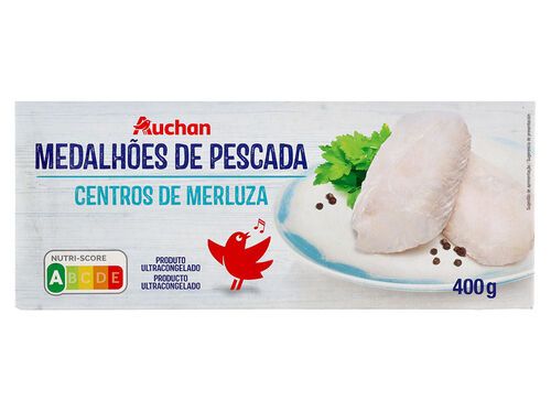 MEDALHÕES DE PESCADA AUCHAN 400G