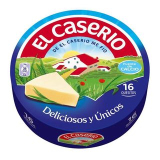 EL CASERÍO Queso 16 Porciones, 250G
