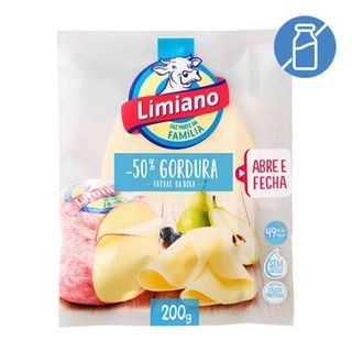 Queijo Flamengo -50% Gordura Fatiado Limiano 200G