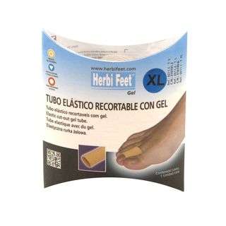 Herbi Feet Tubo Elástico Recortable Con Gel Talla Xl Ecosil (8435135523018)