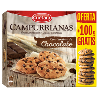 CUETARA Galletas Campurrianas Choco 350Gr