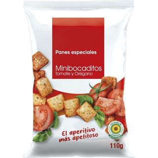 Mini Bocaditos Tomate Y Orégano, Bolsa 110 G