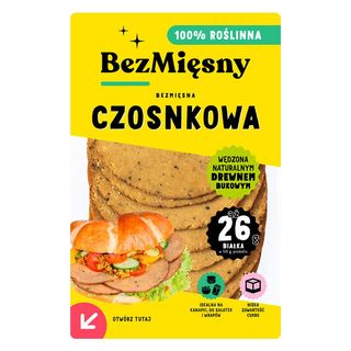 BezMięsny Bezmięsna szynka czosnkowa 120 g