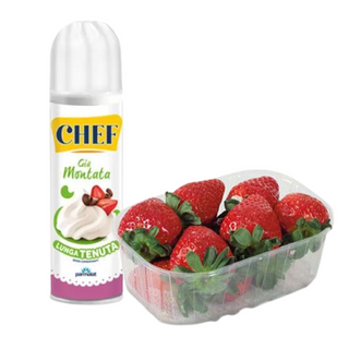 Pack Chef Panna Montata Spray 250ml+Fragole 250g
