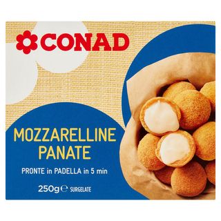 CONAD Mozzarelline Panate Surgelate 250 g - 8003170004610