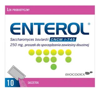Enterol 250 mg 10 saszetek