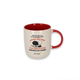 Taza Mr Wonderful Mafalda Cómo Siendo Tan Distintas Podemos Ser Amigas (8445641065247)