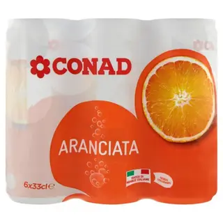 CONAD Aranciata 6 x 33 cl - 8003170043107