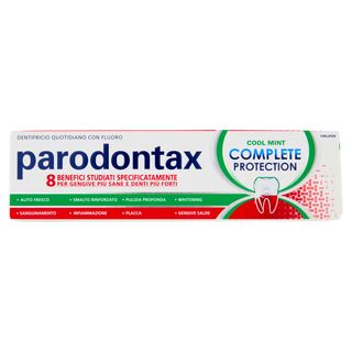 Parodontax dentifricio quotidiano complete protection per denti e gengive più sane con fluoro 75 ml