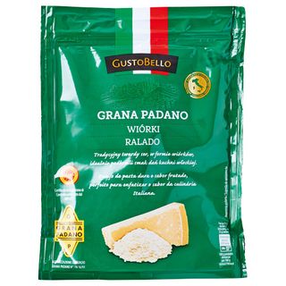 GustoBello Ser Grana Padano wiórki, 100 g