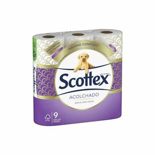 Papel Higiénico Acolchado Scottex 9 Uds (136480)
