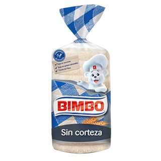 Pan Sin Corteza Mediano Bimbo 450 G
