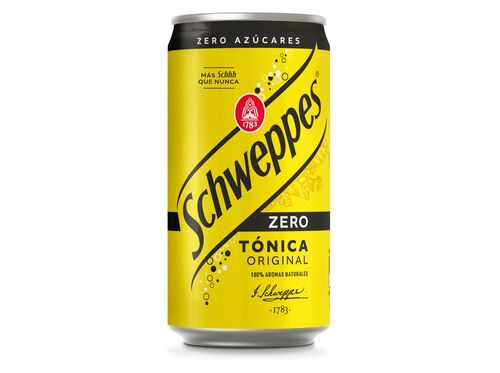 ÁGUA TÓNICA SCHWEPPES ZERO LATA 0.25L