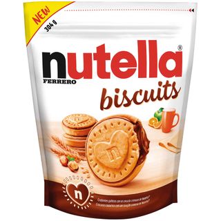 Bolachas Recheadas com Chocolate e Avelãs Nutella (emb. 304 gr)