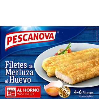 PESCANOVA Filetes De Merluza Al Huevo Congelados 400 G