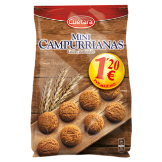 Galletas Mini Campurrianas Cuetara 260Gr.
