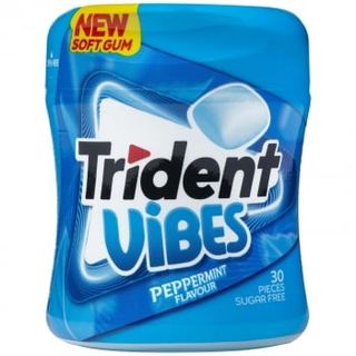 Chicles Sabor Menta Trident Vibes Sin Azúcar 70,2 G.
