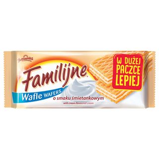 Familijne Wafle o smaku śmietankowym, 450 g
