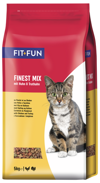 Fit + Fun Finest-Mix Kurczak, Indyk 5kg