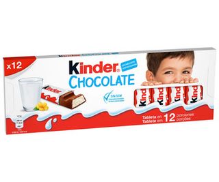 Barrita Chocolate Kinder 12 Und 150 G