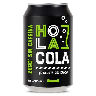 Refresco de Cola Zero sin Cafeína Dia Hola Cola Lata 33 Cl.