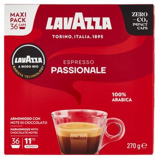 Lavazza A Modo Mio Espresso Passionale 36 Capsule 270 G
