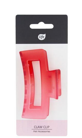 Life Klamra do włosów Ombre Czerwony-Róż