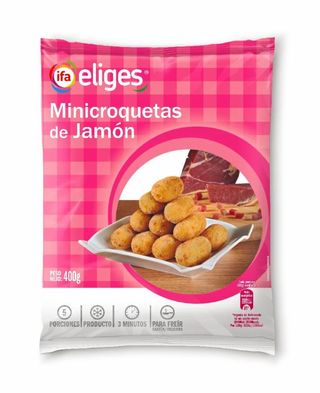 Croqueta Mini De Jamon Ifa Eliges Bolsa 400Gr