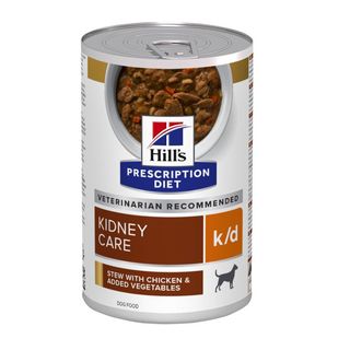 Hill’S Prescription Diet Kidney Care K/D Pollo Y Verduras En Estofado Lata Para Perros 0.354Kg