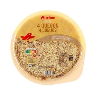 PIZZAS 4 QUEIJOS AUCHAN 400 G