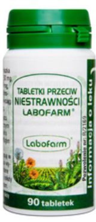 Labofarm Tabletki przeciw niestrawności 90 tabletek