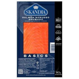 Salmón Noruego Skandia Ahumado 80 G