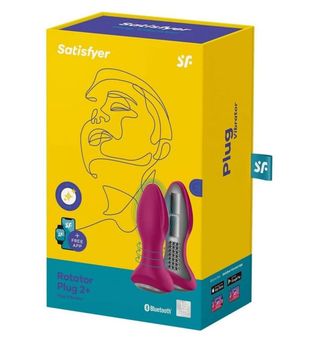 Satisfyer Rotator Plug 2+ Korek analny z rotacją i wibracjami oraz aplikacją
