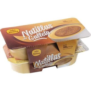 Natillas Con Galleta Reina, Pack 4X125 G