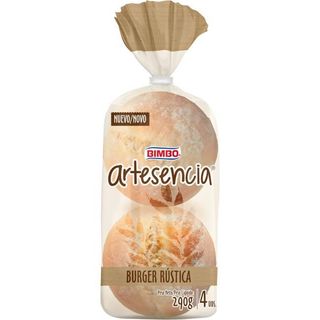 Maxiburger Rústica Bimbo, 4 Uds, Paquee 240 G (26490748)