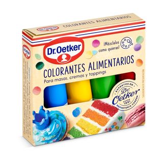 Colorantes Alimentarios Dr. Oetker Caja 40 G