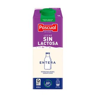 Leche Pascual Sin Lactosa Entera 1 L