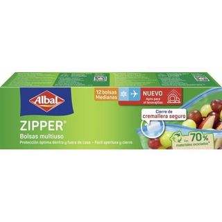 Albal Bolsa Congelacion Zipper, 1L 12 Ud