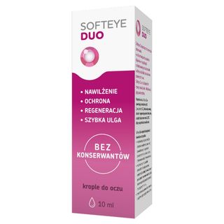 Softeye Duo Krople Do Oczu 10 ml