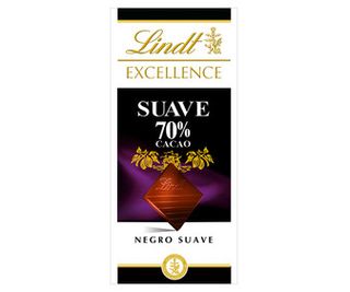 Chocolate Negro 70% Suave Lindt Excellence 100 G.