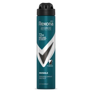 Desodorante Spray Hombre Invisible Rexona Spray 200 Ml