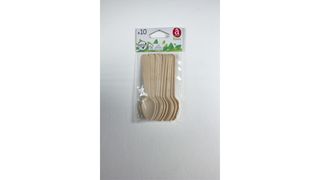 Actuel - Jednorazowe łyżeczki drewniane - 10 sztuk