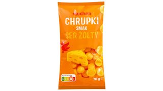 Auchan - Chrupki kukurydziane smak ser żółty - 70 g